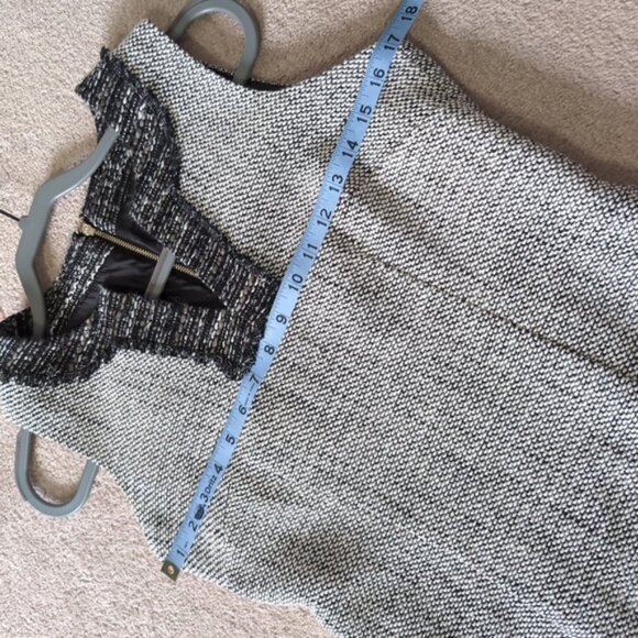 Karl Lagerfeld Tweed Office Business Casual Old Money Preppy Sheath Dress 4 - Picture 6 of 7